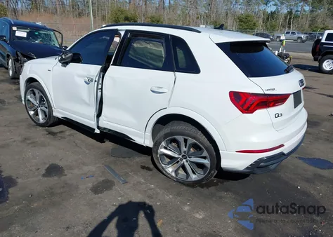 2022 Audi Q3 Premium Plus 45 Tfsi S Line Quattro Tiptronic z USA, uszkodzony, nr VIN WA1EECF35N1031413